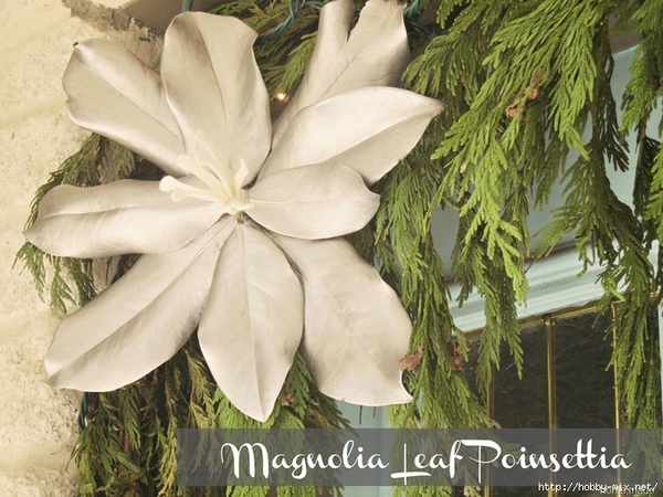 magnolia leaf poinsettia 1[10] (700x525, 268Kb)