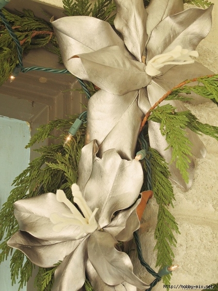 magnolia leaf poinsettias[10] (525x700, 257Kb)