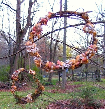 Barefoot Childhood wreaths for the birds
