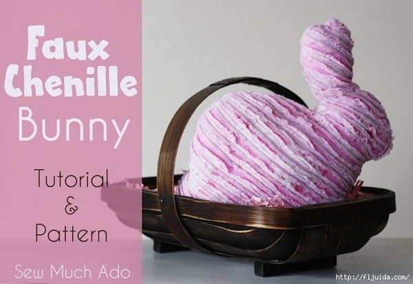 DIY faux chenille bunny_thumb[1] (640x441, 139Kb)